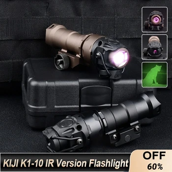 KIJI K1-10 ИК-Фонарик Тактическое Охотничье Оружие Scout Light Подходит Для 20 Мм Пикатинни На Открытом Воздухе Охотничьи Аксессуары Для Страйкбола