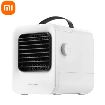 Xiaomi Microhoo Мини-вентилятор Кондиционера Для личного пространства, вентилятор воздушного охлаждения, USB Перезаряжаемый, бесступенчатый, регулируемый Для офиса, Спальни