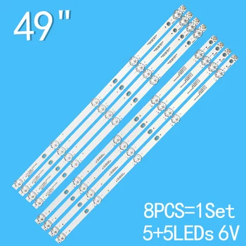 Светодиодная лента подсветки 5 ламп для SECCO LE500-E1W JS-D-AP49DH-A51EC B51EC (70425) 14-01490D1603A B