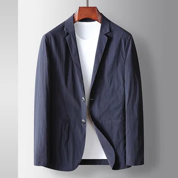 Lin3154-Высококачественная шерсть для мужчин в двубортном костюме