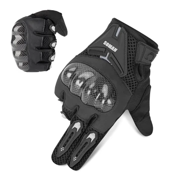 SOMAN MG19-S Мотоциклетные перчатки с сенсорным экраном, дышащие Мотоциклетные гоночные перчатки для езды на велосипеде, Летние защитные перчатки