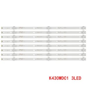 Светодиодная лента подсветки для 43PFF3012/T3 43PFF5012/T3 43PFS4012/12 43PFS4062/60 43PUH6002/96 LE43E6850 SVK430AK1_WICOP_3LED_REV03