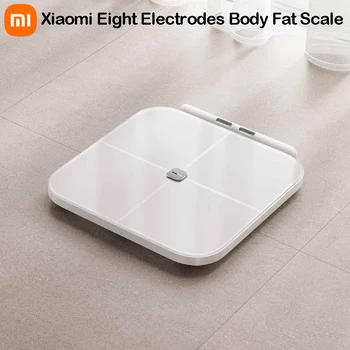Xiaomi Восьмиэлектродные Весы для измерения жировых отложений Двухдиапазонное Определение частоты сердечных сокращений Тестирование содержания жира в организме и воды Bluetooth 5,0 150 кг Макс.
