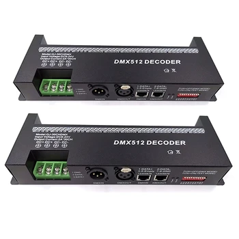 2X30-канальный RGB DMX512 Декодер Контроллер светодиодной ленты 60A DMX Диммер PWM Драйвер Вход DC9-24V 30CH