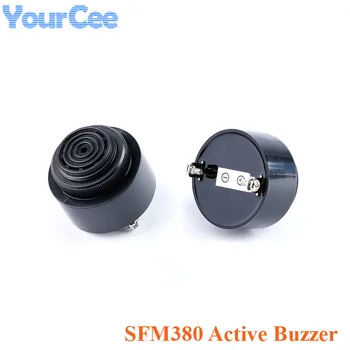SFM380 Активный Зуммер 12 В 24 В 4310 Пьезоэлектрический динамик постоянного тока Автомобильный Выделенный Непрерывный звуковой голос