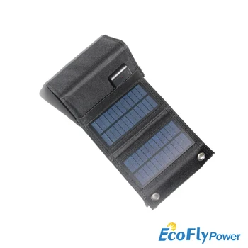 5 В 7,5 Вт Солнечная панель Складной пакет USB зарядное устройство Мобильный Банк Питания Открытый Альпинист Кемпинг