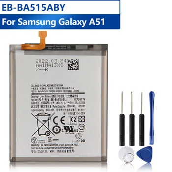 Сменный аккумулятор EB-BA515ABY для Samsung Galaxy A51, сменный аккумулятор для телефона EB-BA515ABY 4000 мАч
