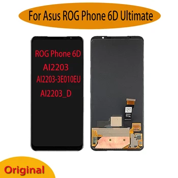 Оригинальный Сенсорный Дигитайзер ЖК-экрана В Сборе Для Asus ROG Phone 6D Ultimate AI2203 AI2203-3E010EU AI2203_D