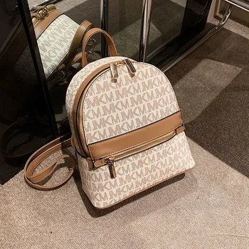 Брендовый женский рюкзак, модная дизайнерская сумка на плечо с буквенным принтом, женские роскошные повседневные рюкзаки, простая школьная сумка для девочек