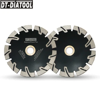 DT-DIATOOL 2 шт./компл. Сегментированные алмазные пилы с глубокими зубьями для угловой шлифовальной машины Диаметром режущего круга 4.5