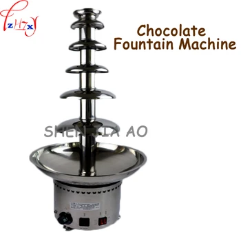 Шестислойный коммерческий шоколадный фонтан, свадебный фонтан, Шоколадный фонтан, машина для приготовления шоколада 