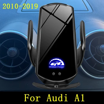 Автомобильный держатель для телефона, Беспроводная зарядка, специальное крепление, навигационный кронштейн для Audi A1 Sportback 8XA 8XF 8X1 2011-2019 Аксессуары