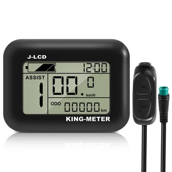 KING-METER J-LCD дисплей, Приборный монитор для Электровелосипеда, Панель запасных частей для Спидометра, Bafang LED TFT
