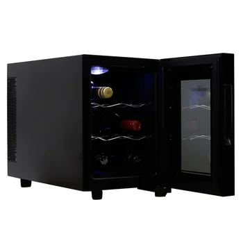 Urban Series Deluxe Охладитель вина на 6 бутылок, Термоэлектрический холодильник с цифровым контролем температуры