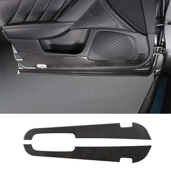 Для 2015 20-22 Infiniti Q50L Мягкая Автомобильная Передняя Дверь Из Углеродного Волокна, Наклейка на Панель с Защитой от ударов, Аксессуары для интерьера Автомобиля, 2 шт.