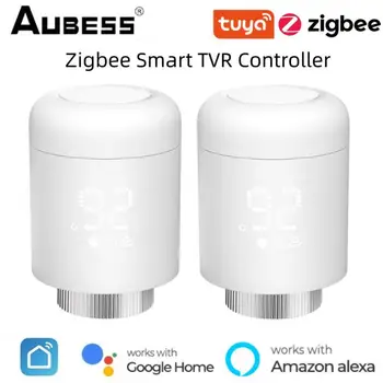 Tuya Zigbee Умный Термостатический клапан Контроллер Радиатора Умный Дом Умная связь Умное управление жизнью Через Alexa Google Home