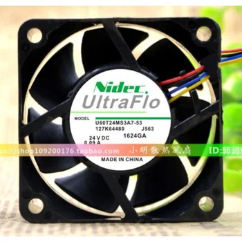 Новый вентилятор процессора для NIDEC U60T24MS3A7 24V 0.09A 6025 Охлаждающий вентилятор 60x60x25 мм