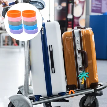 10 шт. чехлы для колесиков для багажа Силиконовые чехлы для колесиков для чемоданов