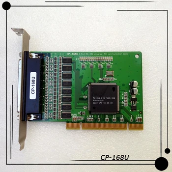 CP-168U Оригинал Для MOXA Spot PCI 8 Serial Card RS232 Многосерийная карта с 8 последовательными кабелями Перед отправкой Идеальный тест