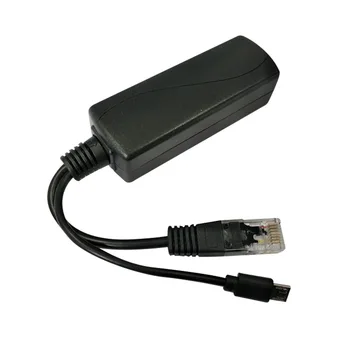 Разветвитель POE от Micro-USB 48V до 5V2A/3A Источник питания Mini USB Национального стандарта с зарядкой смартфона