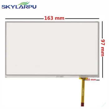 skylarpu 7-дюймовый сенсорный экран 163 мм * 97 мм, резистивный сенсорный экран для GPS-навигации, электронная книга, внешний экран, экран для рукописного ввода 163*97 мм