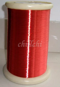 0,13 мм красная полиуретановая эмалированная проволока с круглой обмоткой, эмалированная проволока QA-1-130