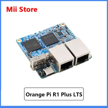Orange Pi R1 Plus LTS с 1 ГБ оперативной памяти, использует Rockchip RK3328, одноплатный компьютер с открытым исходным кодом, работает под управлением ОС Android 9 / Ubuntu / Debian / OpenWRT