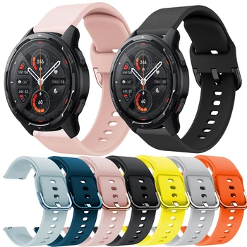 Ремешок для часов Xiaomi Mi Watch S1 Active Global версии Ремешок 22 мм, силиконовый браслет, сменный браслет для умных часов, аксессуары для браслетов