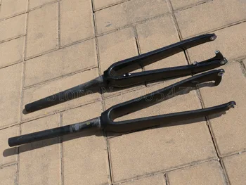 Глянцевая/Матовая велосипедная вилка Из углеродного волокна FK2 Toray Вилка для шоссейного велосипеда С дисковым тормозом Велосипедная вилка