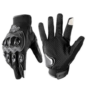 Мотоциклетные перчатки, дышащие гоночные перчатки с полными пальцами, защита от спорта на открытом воздухе, перчатки для езды на кросс-байке