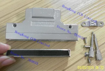 Штекерный разъем SCSI-100PIN (тип DB) проводная металлическая оболочка штекерный разъем SCSI 100PIN