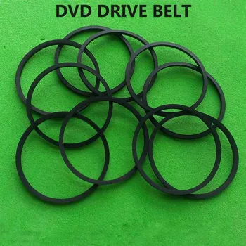 10 шт./лот, толщина 1,2 мм, 2,5-6,5 см, универсальный размер трансмиссионного ремня, длина в сложенном виде 5,5 см, приводной ремень DVD VCD CD, резиновый ремень
