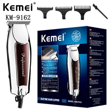Профессиональный Электрический Триммер Kemei km-9162 Перезаряжаемая Мощная стальная Режущая головка для Стрижки волос