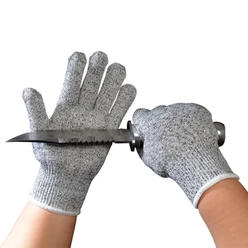 Перчатки для защиты рук от порезов 5-го класса HPPE, Средства защиты рук, перчатки для защиты труда в саду, Перчатки для защиты работы