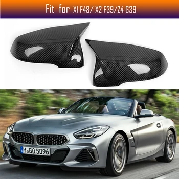 Крышка зеркала заднего вида Из Углеродного волокна Для BMW F48 Серии X1 2015-2021, Чехол Для Бокового зеркала Автомобиля X2 F39 Z4 G39 2019 - UP