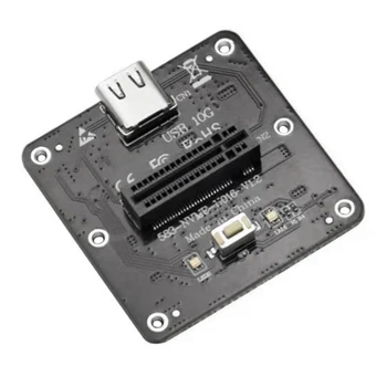 M.2 NVME к корпусу USB 3.1 Карта-адаптер Expansopn Плата JMS583 Поддерживает протокол NGFF Type-C USB3.1 Gen2 со скоростью 1000 + Мб/С.