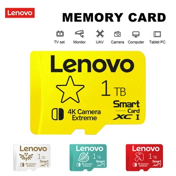 Lenovo A2 U3 V30 2 ТБ Карта памяти 128 ГБ 256 ГБ SD-карта 512 ГБ 1 ТБ Карта памяти Высокоскоростная Micro TF SD-карта Для Nintendo Switch