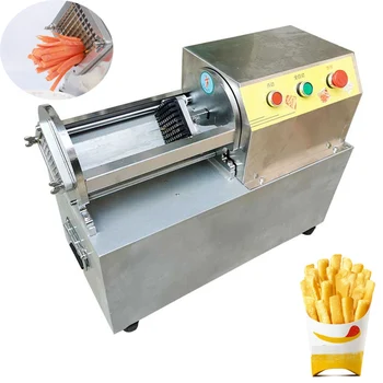 Автоматическая Картофелерезка из нержавеющей Стали, Машина для нарезки картофеля фри, Машина для производства картофельных чипсов, Станок для нарезки кубиками, инструменты для кухни