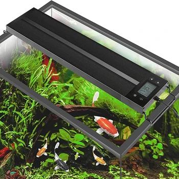 8 Цветов, автоматическое включение-выключение аквариумного освещения, полный спектр освещения аквариума для водных растений с таймером, светодиодная лампа для Восхода и захода солнца RGB