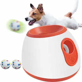 Устройство для метания собачьих мячей Автоматическая установка для метания собачьих мячей с 3 теннисными мячами Машина для метания теннисных мячей для собак малого и среднего размера
