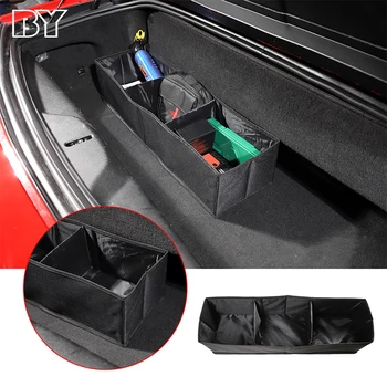 Многофункциональный Складной Органайзер для хранения в багажнике автомобиля, коробка для уборки Chevrolet Corvette C7 2014-2019, автоаксессуары