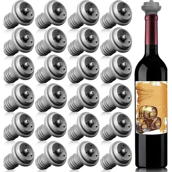 Вакуумный насос TPE Силиконовые Пробки для бутылок вина Многоразового использования, Консервант для красного вина