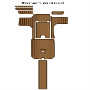 2005 Chaparral 225 SSI Кокпит Лодка EVA Пена Искусственный Тик Палубный Коврик