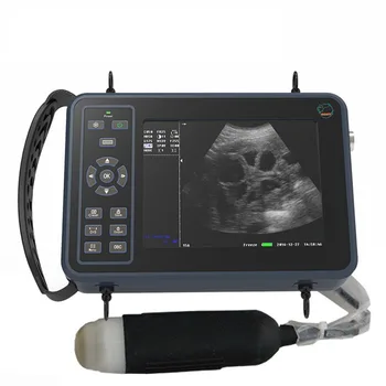 5,6-дюймовый портативный ветеринарный ультразвуковой сканер для крупного рогатого скота, Коровы, Свиньи, Овцы, Лошади, аппарат для ультразвукового тестирования на беременность
