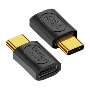 Разъем USB C Chenyang USB4 Type C 240 Вт Мощность 40 Гбит/с Передача данных 8K Видео Удлинитель Адаптер для Телефона NS Ноутбук