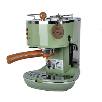 Технология приготовления эспрессо Delonghi ECO310 Винтажная полуавтоматическая кофемашина Итальянский насос-пресс для домашнего использования аутентичный
