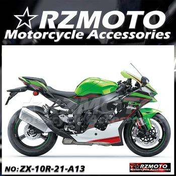 Комплект Мотоциклетных обтекателей, пригодный для ZX-10R 2021 2022 Ninja, комплект для кузова, Высококачественный АБС-впрыск, Новый Яркий черный