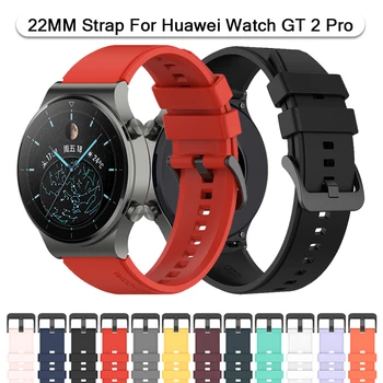 Официальный ремешок для смарт-часов Huawei Honor Watch GT 2 Pro GS Pro GT 2e Magic 2 GT2 46/42 мм, силиконовый браслет на запястье