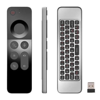 W3 2.4G Беспроводной Голосовой Пульт Дистанционного Управления Air Mouse Мини-Клавиатура Для Android TV BOX Windows Remote