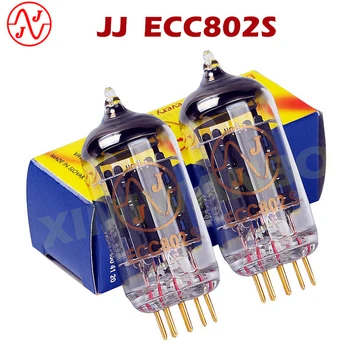 JJ Вакуумная трубка ECC802S Золотая Ножка Заменяет 12AU7 ECC82 6211 E80CC 5814A Электронные ламповые Аудиоклапаны Заводского тестирования Соответствуют Подлинным